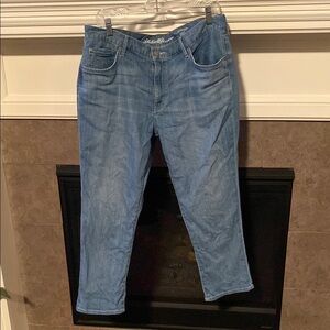 Women’s Eddie Bauer Cropped Boyfriend Jeans.